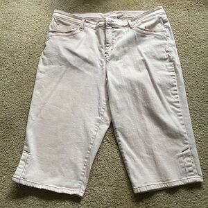 Women's Light Pink Bermuda Shorts